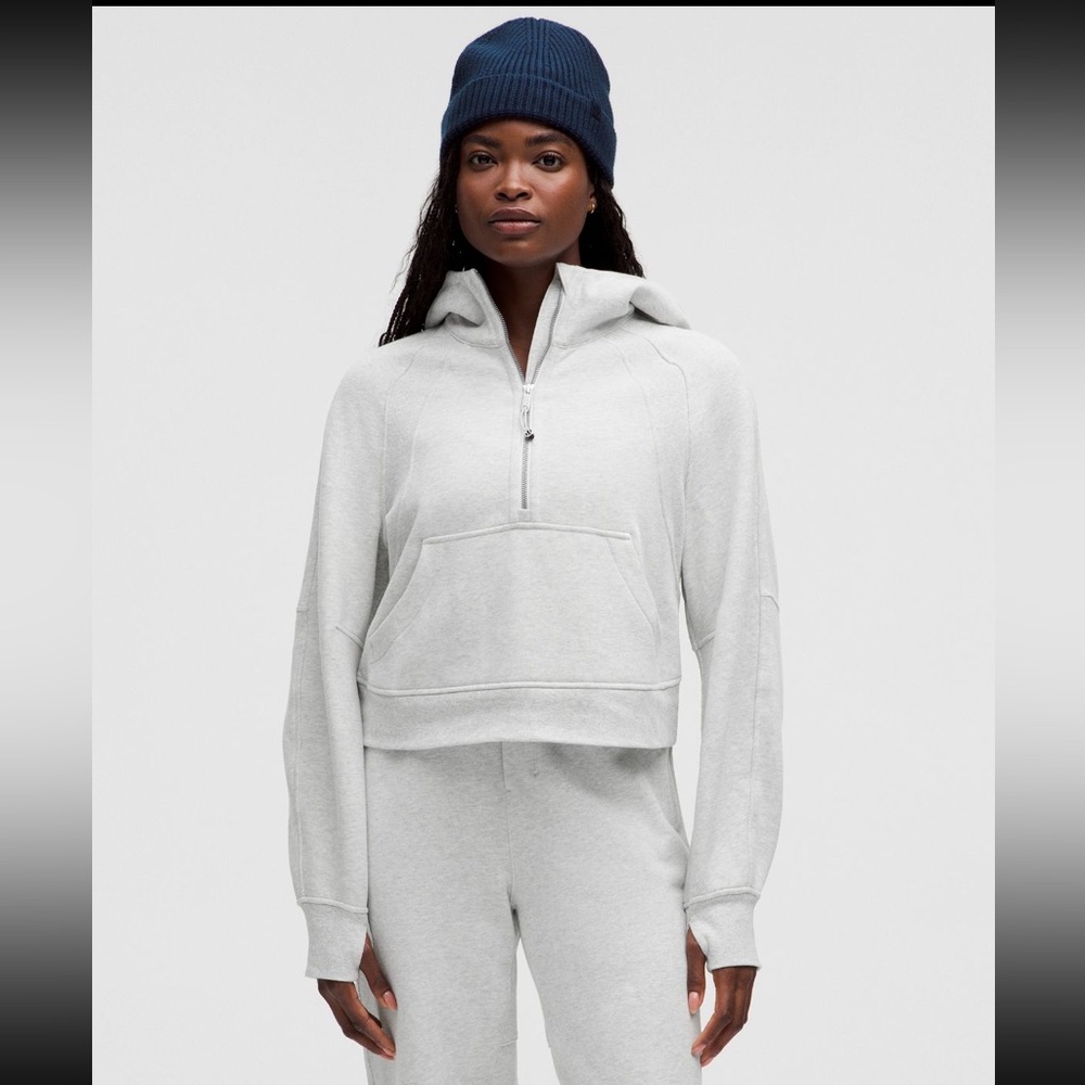 Scuba Oversized Half-Zip Hoodie